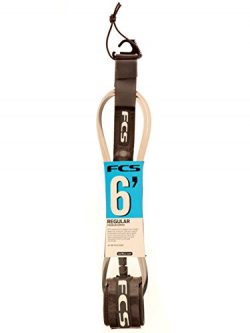 FCS Premium Regular Shortboard Surfboard Leash (multiple sizes and colors)