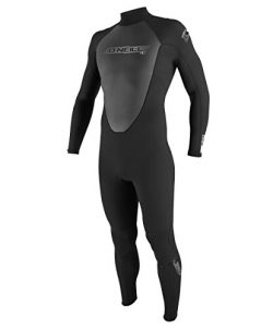 O’Neill Wetsuits Mens 3/2mm Reactor Full Suit, Black, Large