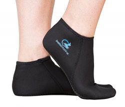 InstaMarine Premium Neoprene Water Fin Sock Perfect for Water Sports, Snorkeling, Diving, Swimming