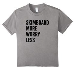 Kids Skimboard Shirt for Kids, Men, Women 10 Slate