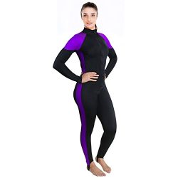 Womens Wetsuit – Lycra Full Body Diving Suit & Sports Skins for Running, Exercising, S ...