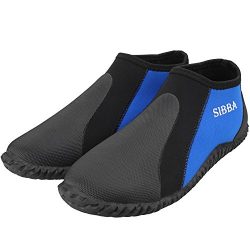 Sibba 3.5mm Premium Neoprene Low Top Diving Boots Wetsuits Pull On Boot Water Sports Boots Shoes ...