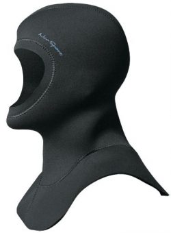 NeoSport Wetsuits Premium Neoprene 5/3mm Vented Bib Hood, Black, Large – Diving, Snorkelin ...