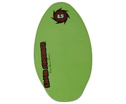 Liquid Shredder Wood EVA Deck Skimboard, Green, 35″