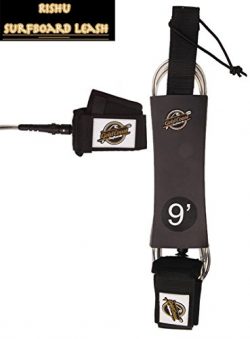 Gold Coast Surfboards – 9′ RISHU Surfboard Leash – Durable Kink-Free (1/4̸ ...