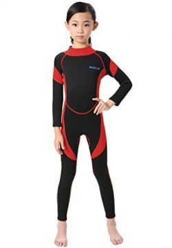 Wetsuit One Piece Swimsuit for Kids Boys Girls UV Protection for Swim Surf Snorkel Scuba Diving