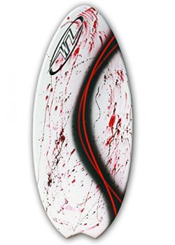 Wave Zone Fish – 48″ Fiberglass Fishtail Skimboard – Red