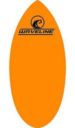 Waveline Skimboard Professional Series Original Wood Skim Board – Lightweight Durable (Ora ...