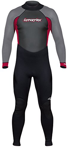 Hyperflex Wetsuits Men’s Access 3/2mm Full Suit – (Red, X-Large)