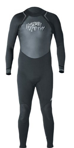 Hyperflex Wetsuits Men’s Access 3/2mm Full Suit, Black/Silver, XX-Large – Surfing, W ...