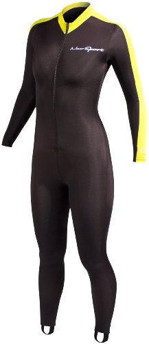 NeoSport Wetsuits Full Body Sports Skins – Yellow Trim, X-Large – Diving, Snorkeling ...