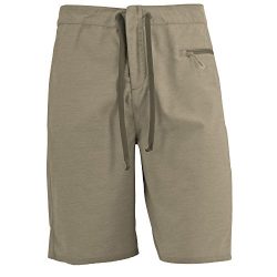 White Sierra Big Surf Board Short, Bark, 36