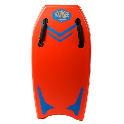 Younger 37 inch Body Board with Handle Safe for Kids, EPS Core and