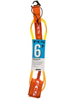 FCS Surfboard Leashes – FCS Regular Leash – Orange