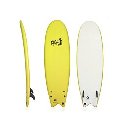 Rock-It 5’8″ ALBERT Surfboard (Yellow)