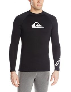 Quiksilver Men’s Time Long Sleeve Rashguard Swim Shirt UPF 50+