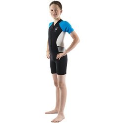 Seavenger Shorty Wetsuit for Kids with 2mm Neoprene and UV Protection, Great for Surfing, Snorke ...