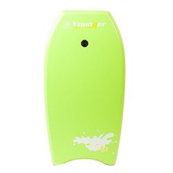 Younger 41 inch Body Board with Leash, EPS Core and Slick Bottom