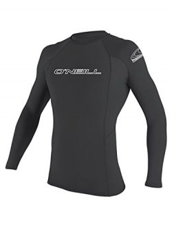 O’Neill men’s basic skins long sleeve rashguard 2XL-Tall Graphite (3342IS)