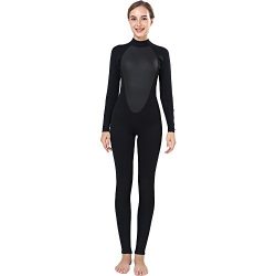 Ladies 3mm Size X-Large Full Body CR Neoprene Wetsuit Diving Surfing Suit