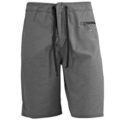 White Sierra Big Surf Board Short, Black, 32