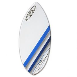 Wave Zone Rip – 43″ Fiberglass Skimboard for Intermediate Riders – Blue