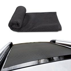 CAR ROOF PROTECTIVE MAT, Siivton Roof Rack Pad Non-slip for Car Roof Storage Bags