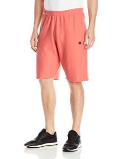 Champion LIFE Men’s Reverse Weave French Terry Short, Ripe Papaya Red, L