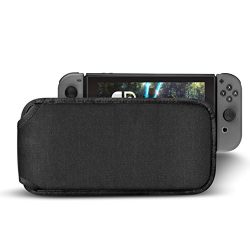 Nintendo Switch Neoprene Pouch Soft Sleeve,Hapurs Nintendo Switch Carrying Case Wet-suit Style S ...