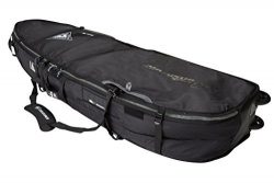 Creatures of Leisure Universal Quad Wheely Surfboard Bag Black Charcoal 6ft 7in