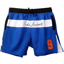 SUPERBODY Mens Summer Beach Shorts Quick Dry Water Causal Swim wear Surf Board Trunk with Mesh L ...