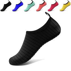 ANLUKE Water Sports Barefoot Shoes Quick-Dry Aqua Yoga Socks Slip-On for Men Women Kids F