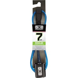 Ocean and Earth Regular Moulded Blue Surfboard Leash – 7′