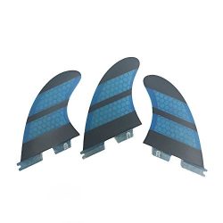 UPSURF Surfing 3fins FCS2 surfboard fins k2.1 blue