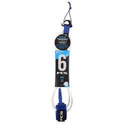 FCS Surfboard Leash 6′ Comp (Cobalt, 6′ Comp)