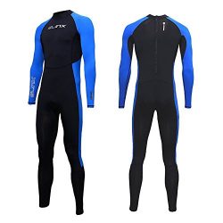 Full Body Dive Wetsuit Sports Skins Lycra Rash Guard for Men Women, UV Protection Long Sleeve On ...