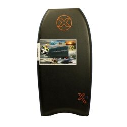 Custom X Titan XPE Crescent Tail Bodyboard (Black , 45)