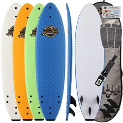 Gold Coast Surfboards | Soft Top Surfboard | 7’ Ruccus Surf Board | Fun Performance Foam Surf Bo ...